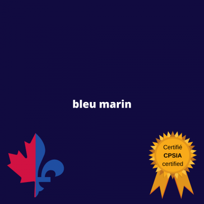Pul uni bleu marin- Fait au Québec 